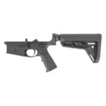 PSA Sabre AR-10 Lower Forged w/ MOE SL Stock and The MIAD GEN 1.1 Grip, Black