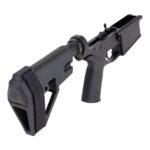 PSA PA10 MIAD Complete Lower w/ SBA5 Brace, Black